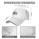 Black baseball cap with 'meh & meh' novelty candy parody design