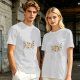 Olive Green T-Shirt With Surprised Face Graphic Print