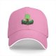 Black Baseball Cap With Green Silhouette Character Art Print