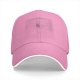 Black Baseball Cap with White Trim Brim