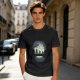 Olive T-Shirt With Skull Silhouette Print Featuring Forest Spirits