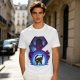 Olive T-Shirt Featuring Galactus Holding Silhouetted Superheroes