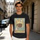 Oversized Dark Green T-Shirt With The Coffee Tarot Card Style Print