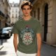 Olive T-Shirt With Praise The Sun Knight Sun Crest Print