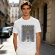 Olive t-shirt with retro video game 'It's dangerous to go alone' print