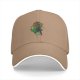 Black Baseball Cap With Fantasy Warrior Silhouette Art Print