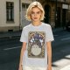 Olive Green T-Shirt With My Neighbor Totoro Art Nouveau Print