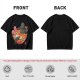 Godzilla in spicy ramen bowl graphic tee