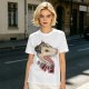 Olive T-Shirt With Aggressive Opossum 'LIFE!' Graphic Print