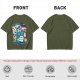 Olive T-Shirt Featuring Cute Studio Ghibli Character Mashup Art