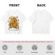 Olive T-Shirt With Cute Gingerbread Unicorn And Christmas Candy Print