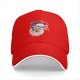 Black baseball cap with a relaxed axolotl graphic and 'RELAXOLOTL' text