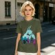 Olive T-Shirt With Spirited Away Dragon Silhouette Artwork