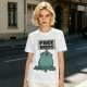 Olive T-Shirt With Free Hugs Monster Graphic Print