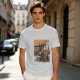 Onion Cop Graphic Tee with Retro Comic Style Artwork