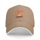 Black Baseball Cap With Cute Cat Feline Good Graphic Print