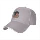 Black baseball cap with anime girl eating ramen graphic