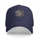 Black baseball cap with White Dragon Noodle Bar graphic design