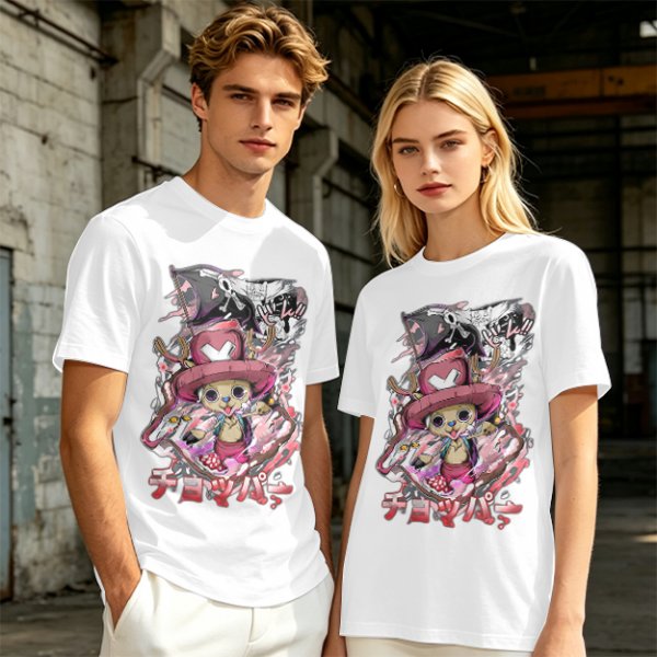 Olive Anime T-Shirt Featuring Tony Tony Chopper from One Piece