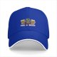 Black baseball cap with beer mugs and Christmas tree graphic FOR A BEER
