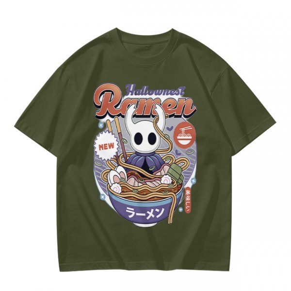 Hollow Knight Hallownest Ramen Graphic T-Shirt Design
