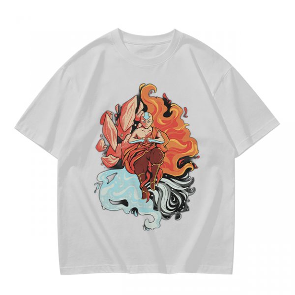 Avatar Aang Element Bending Graphic T-Shirt