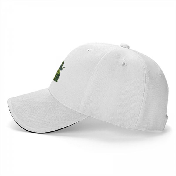 Black Baseball Cap with Maleficent Halloween Themed Print