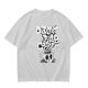 Olive Graphic T-Shirt With 'Damn Fine Coffee' Skull Mug Print
