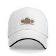 Black baseball cap with beer mugs and Christmas tree graphic FOR A BEER