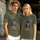 Olive T-Shirt with Sloth Fitness Today Napness Tomorrow Print