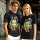 Forever Tired Coffee Mug Cartoon Character T-Shirt Design