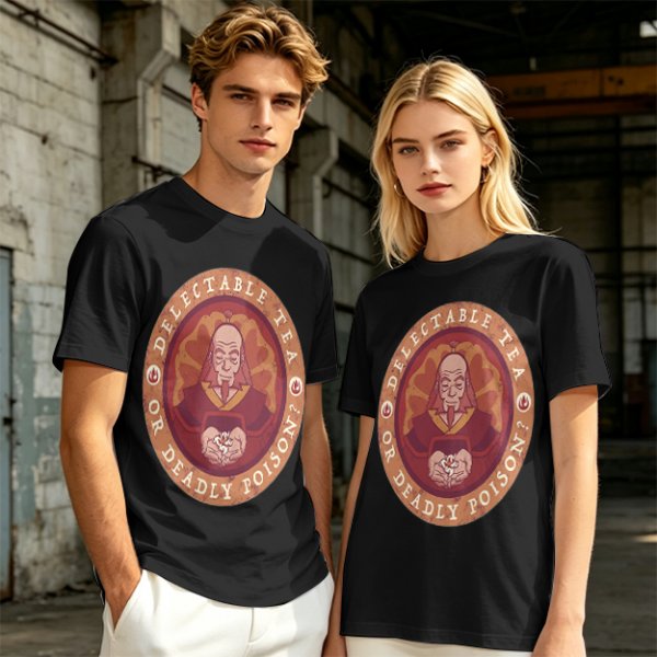 Unisex Graphic Tee Featuring Iroh Delectable Tea Or Deadly Poison Design