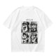 Olive T-Shirt with Retro Mario Brother Character Grid Art