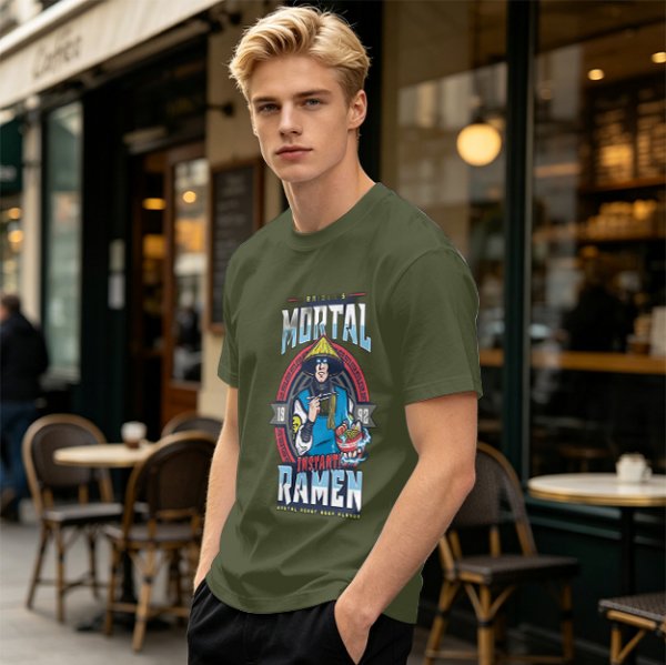 Mortal Instant Ramen Graphic Tee for Gaming Fans