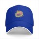 Black Baseball Cap With Surreal Cartoon Character Print