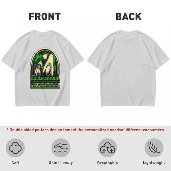 I'm a Carnivore Funny Vegetable Graphic T-Shirt