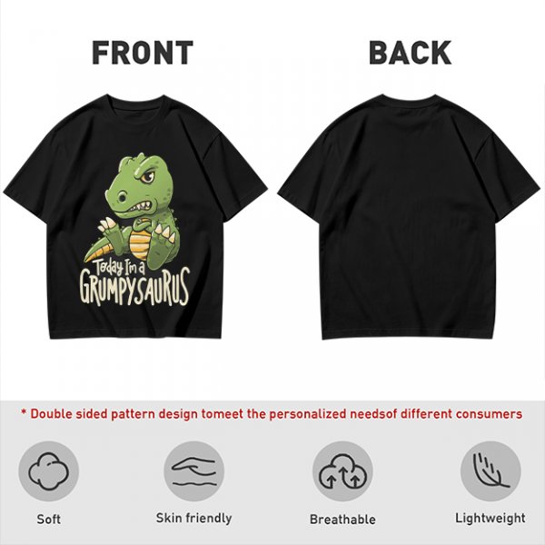 Grumpy Dinosaur T-Shirt for Kids Today I'm a Grumpysaurus