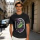 Olive T-Shirt With Cute Green Witch Wearing Glasses Graphic
