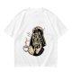 Olive T-shirt with Darth Vader holding a steaming coffee cup