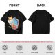 Olive T-shirt with Shiba Inu in Ramen Cup Graphic