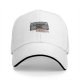 Black Baseball Cap with Retro Boombox and Cassette Print