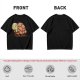 Olive Green T-Shirt With Cute Cartoon Turtle Graphic