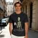 Olive Skeleton Holding Coffee Mug In Water Graphic T-Shirt