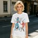 Olive T-shirt with Avatar Na'vi and Aang Pointing Meme Art