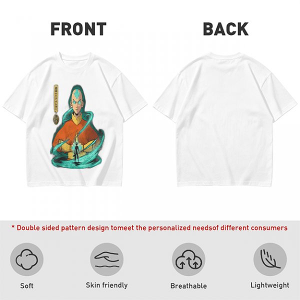 Avatar Aang Airbender Graphic Tee for Anime Fans