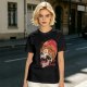 Olive T-Shirt With Ramen Skull Graphic Print