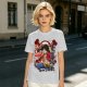 One Piece Monkey D. Luffy Graphic Print Olive T-Shirt