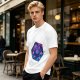 Olive T-Shirt With Galaxy D20 Dice Graphic