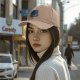 Black baseball cap with blue fantasy character explosion graphic