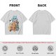 Olive T-Shirt With Chibi Pirate Cats Group Graphic